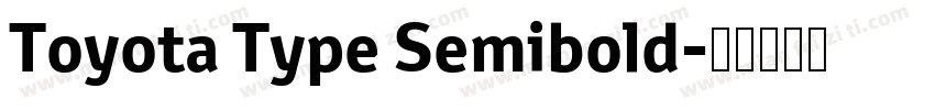 Toyota Type Semibold字体转换